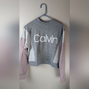 Calvin Klein Sweatshirt slightly cropped Women's small